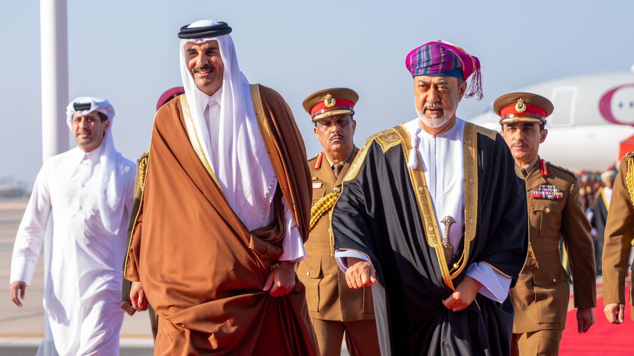 Sheikh Tamim lands in Oman for official state visit