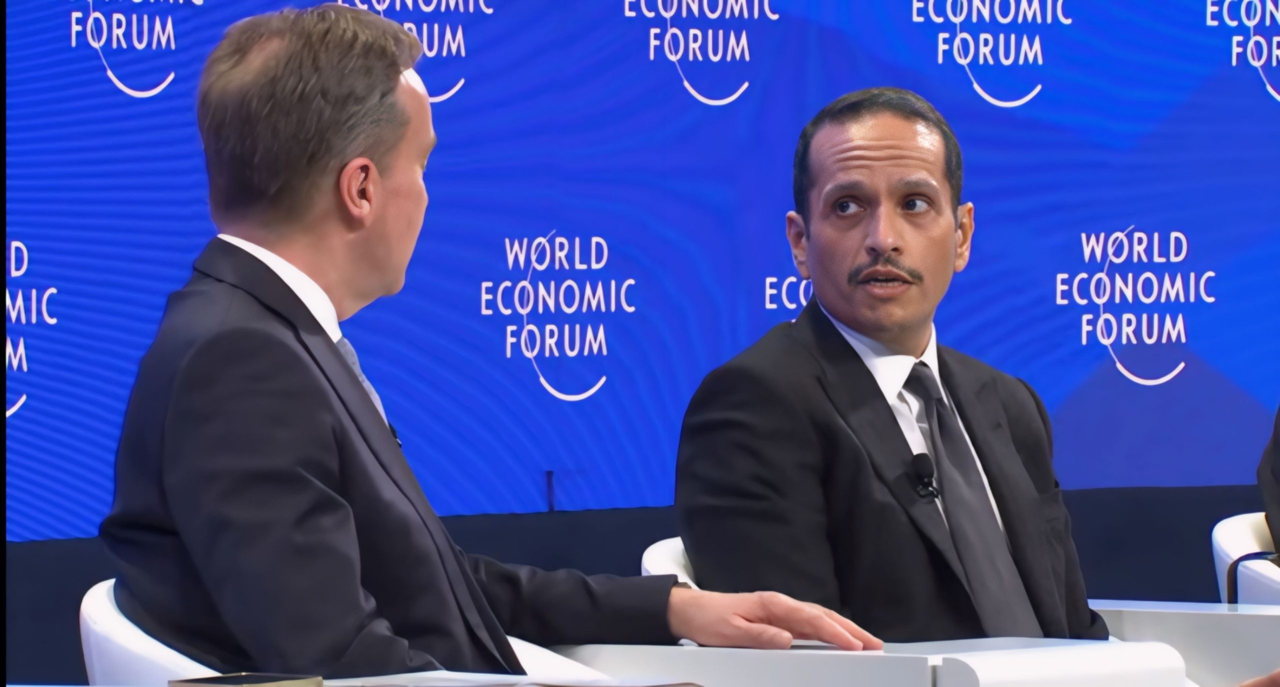 Qatar’s PM addresses Gaza truce, regional developments at WEF