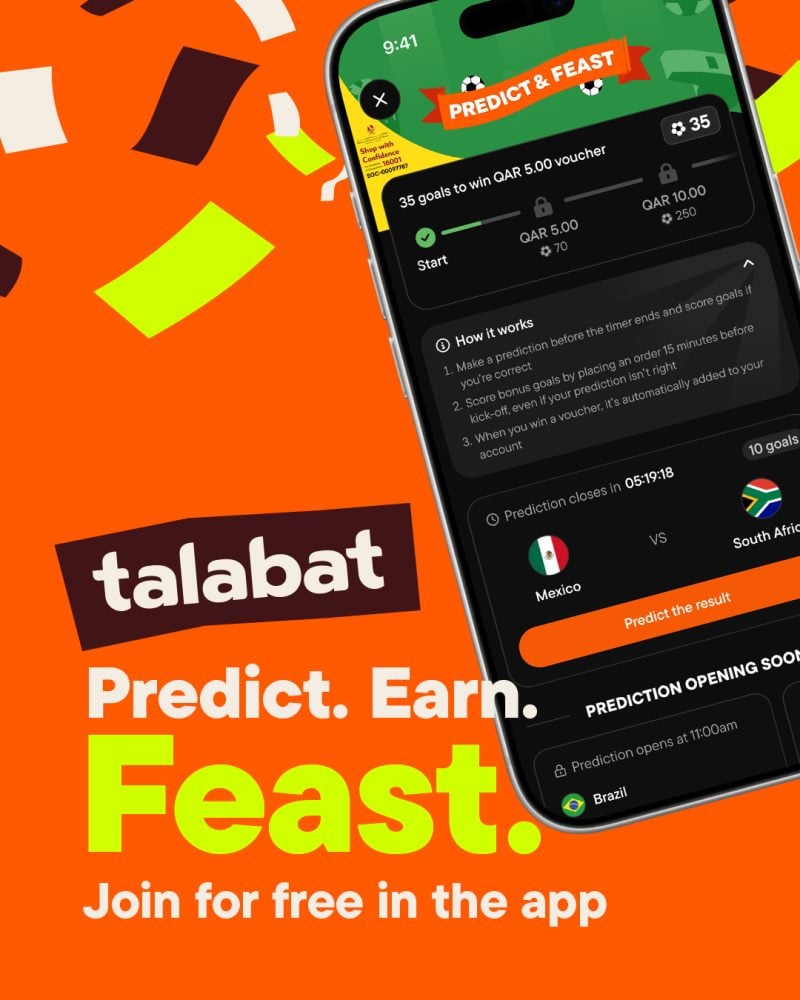 talabat launches Predict & Feast, turning match predictions into vouchers across 84,000+ active partners