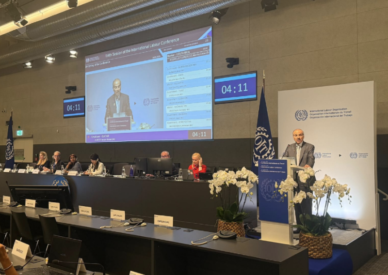 Qatar Chamber joins labour conference in Geneva
